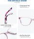 4 Pack Blue Light Blocking Reading Glasses for Women Men, Fashion Square Computer Readers with Spring Hinge