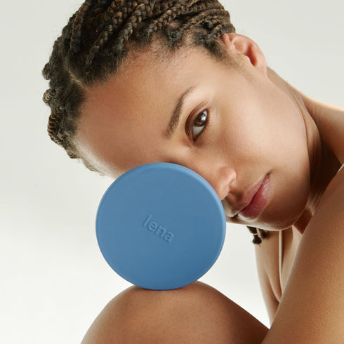 Lena Menstrual Cup Sterilizer Case, Compact, Collapsible Silicone Container for Cleaning Period Cup & Menstrual Disc
