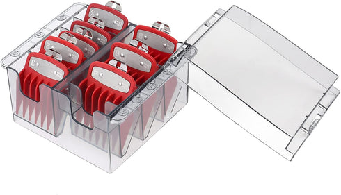 Plastic Blade Organizer for 8 Blades, Storage Case Rack Clipper Comb Holder