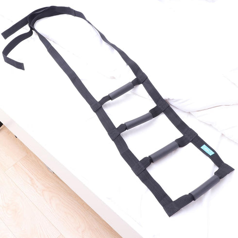 PartyKindom Bed Ladder Assist Sit up Assist Device Handle Strap Rope Ladder Caddie Helper for Elderly Injury Recovery