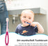 6 in 1 Baby Training Toothbrush Set, Infant to Toddler Oral Care Toothbrush, Food Grade Silicone, Extra Soft Bristles,