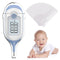 Digital Rectal Thermometer for Baby - Infant Thermometer with 30 Probe Covers, Quick Read, Large Clear Display