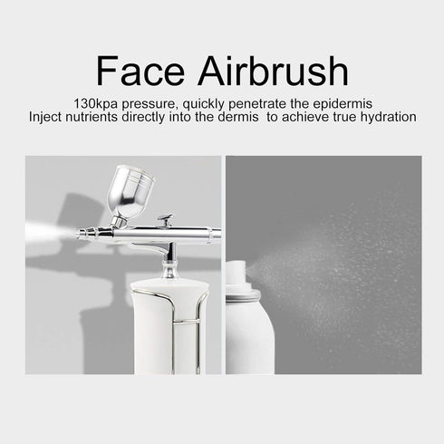 Professional Oxygen Facial Machine,Water Oxygen Sprayer,Portable Handheld Face Skin Moisturizing Nanos Spray Airbrush