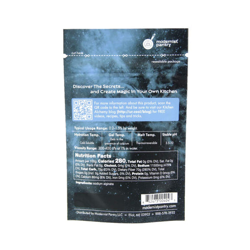Sodium Alginate + Calcium Chloride Value Pack, Non-GMO Vegan OU Kosher Certified, 100g/4oz Bundle with 2 Items