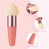 Sibba Makeup Sponge, 3 PCS Beauty Blender for Foundation, Concealer Blending, Mini Angled Brush Applicator (Rose Red)