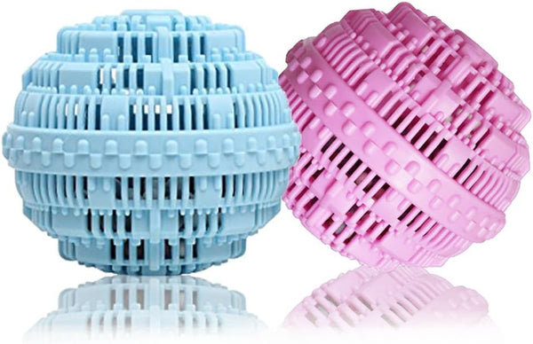 BERON Eco-Friendly Wash Ball, Super Laundry Balls for 1500 Washings, Set of 2