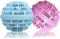 BERON Eco-Friendly Wash Ball, Super Laundry Balls for 1500 Washings, Set of 2
