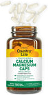 Country Life Target-Mins Calcium Magnesium Caps, 500mg: 250mg, 180 Certified Vegan Capsules, Certified Gluten Free
