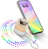 PYJCLYRA 15 Portable Mini White Noise Machine with Soothing Sounds Color Lights Sleep Timer Memory Function and Child