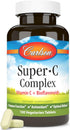 Carlson - Super-C Complex - Vitamin C + Bioflavonoids, 100 Vegetarian Tablets