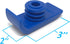 1 Pair Durable Dark Blue Ski Glides for Drive Walkers