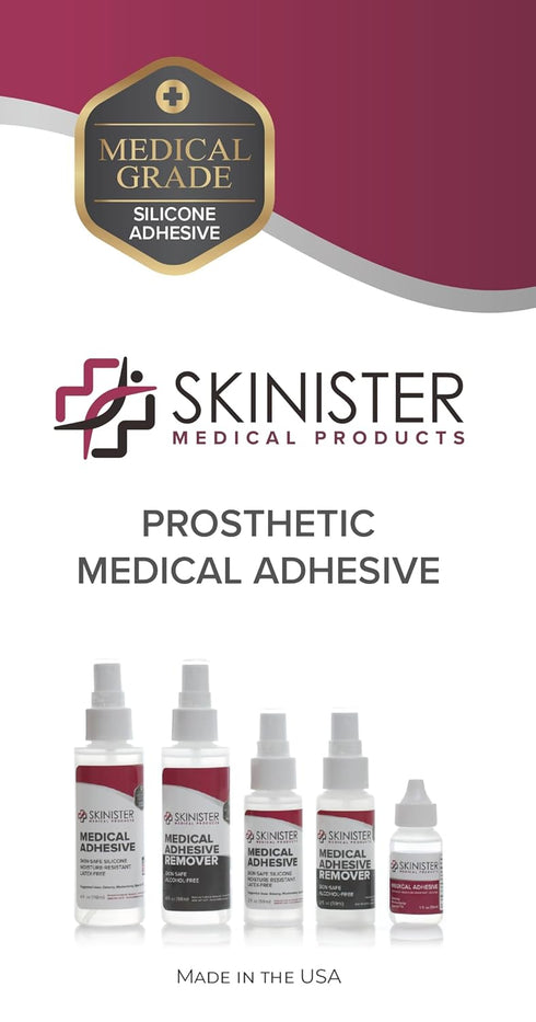 Prosthetic Medical Adhesive for Ostomy, Mastectomy, SFX | 1oz