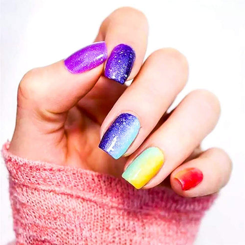 3pcs Ombre Nail Brush Nail Paint Pen for Gradient Color Ombre Brush for Gel Nails Manicure Nail Art Brushes