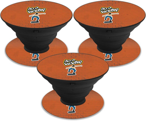 MightySkins 3 Pack Skin for PopSockets - Kickflip | Unique Vinyl Decal Wrap Cover | Easy to Apply, Remove