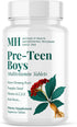 MICHAEL'S Health Naturopathic Programs Pre-Teen Boys Daily Multivitamin, 60 Vegetarian Tablets, Kosher