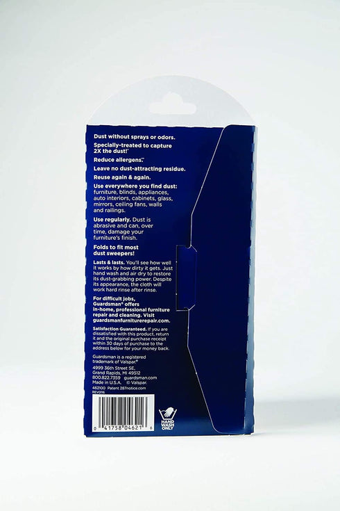 Guardsman Wood Furniture Dusting Cloths | 1 Pre-Treated Cloth | Captures 2X Dust | Pack of 6