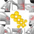 JONJUMP 12 Set Slimming Pcs Vacuum Cupping Silicone Massage Cupping Therapy Cans Rubber Body Suction Back Massager Full