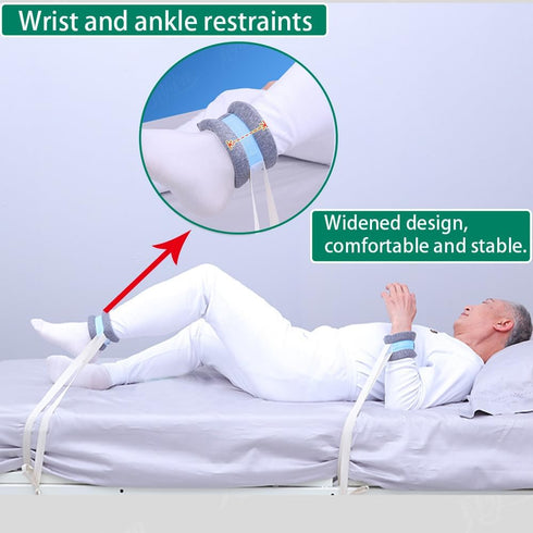 Hospital Restraints Bed Strap,Patient Medical Restraints Limb Holders,Hospital Beds Bed Restraint for Hand, Feet,Ankle