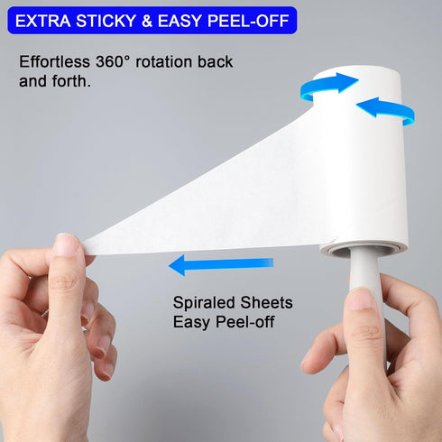 Lint Roller, 1100 Sheets Extra Sticky Lint Rollers for Pet Hair, Travel Lint Remover for Clothes and Cleaning
