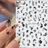 3D Nail Stickers, Plant Leaf Nail Art for Retro Botanical Designs, Flower Nail Decals for Spring Summer Nail Decor