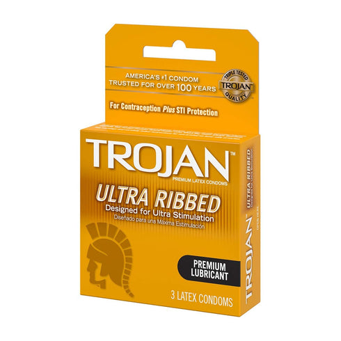 Trojans UltraRibb Stimulating Pleasure for Enhanced Wellness