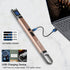 SUPRUS Electric Arc Lighter, Windproof Flameless USB Rechargeable Candle Lighter with LED Light (Black+Champagne Gold)