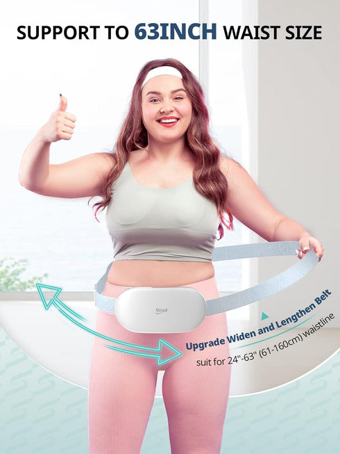 Slimpal Heating Pad for Period Cramps & Back Pain, Plus-Sized Electric Heating Pad, Portable Menstrual Heat Belt