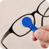 LERORO 12 Pcs Mini Microfiber Glasses Cleaner, Soft Brush Cleaning Tool, Eyeglass Cleaner Clip (Random Color)