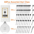 HiJeaton 60Pcs Metal Duck Billed Hair Clips for Women | Silver Hair Pins for Long Hair Styling