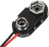 YUTOKEER 9V 15cm 5Pcs Battery Clip Connector Tinned Wire Leads Black Red I Type Battery snap Clip Connector