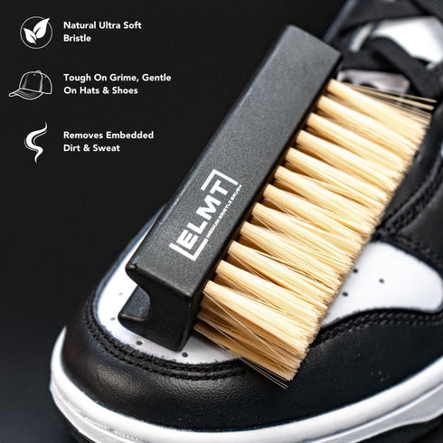 ELMT Hat Cleaning Kit — US-Made, Quick-drying, Cleans 50+ Hats — 8oz Solution, Deodorizer, Towel & Brush for All