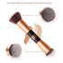 Face Foundation Brush, 2in1 Double Ended Makeup Brushes for Blush, Loose Powder, Liquid, and Cream Cosmetics