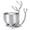 SANWA Grooming Shaving Kit for Men - Razor and Brush Stand with Stainless Steel Shaving Soap Bowl