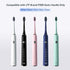 P200 3 Pack JTF Sonic Electric Toothbrush Extra Soft & Gentle Brush Heads