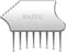 HAZUU Portable Stainless Steel Scalp Massager - Guasha Scraping Tool for Head, Neck,