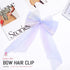 Jeairts LED Bow Clip - Glowing Rainbow Veil Wedding Hair Piece, Colorful Tulle Bow with Clips for Bachelorette Party