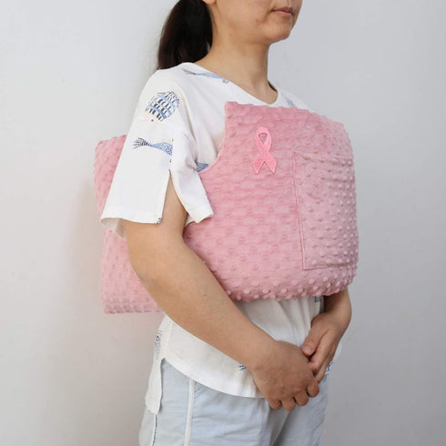 rainbowstar Mastectomy Chest Pillow for Breast Cancer Surgery Lumpectomy Reconstruction Chest Healing Protector