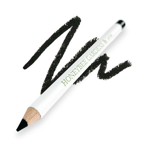 Honeybee Gardens Effortless Eye Liner Pencil, Jet Set Black, Rich Pigmentation, Vegan, Gluten-Free