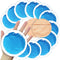 Small Ice Packs 12 Round Reusable Hot Cold Gel Packs for Pain Relief, Breastfeeding, Cold Compress with Sleeve