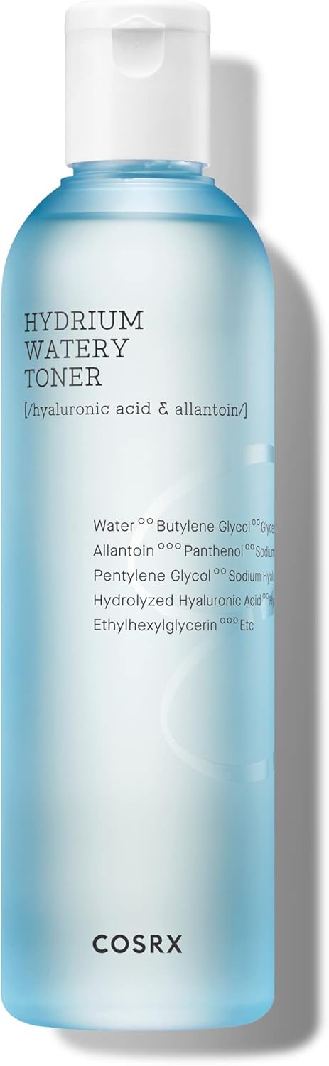 COSRX Hydrium Watery Toner, 280ml / 9.46 fl.oz | Korean Skin Care | Hyaluronic Acid, Allantoin, Panthenol | Paraben