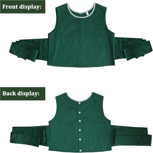 QNZKIOXV Restraint Vest for Bed or Wheelchair, Bed Restraint Waist Vest,Adjustable Anti Fall Waist Strap for Elderly