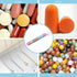 QKDS 7 1 Pill Box Organiser, Portable Weekly Pill Box, Day Times a Day Compartments Tablet Organiser Box, Rainbow Metal