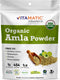 Vitamatic Amla Berry Powder 1 Pound (16 Ounce) - Certified USDA Organic, Rich in Antioxidant Vitamin C, Gluten Free