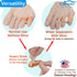 Chiroplax Tailor's Bunion Corrector Pads Bunionette Pain Relief Silicone Pinky Toe Straightener Separator Spacer Sleeve Cushion Splint Protector for Men & Women (4 Pads, Shims - Size Regular)
