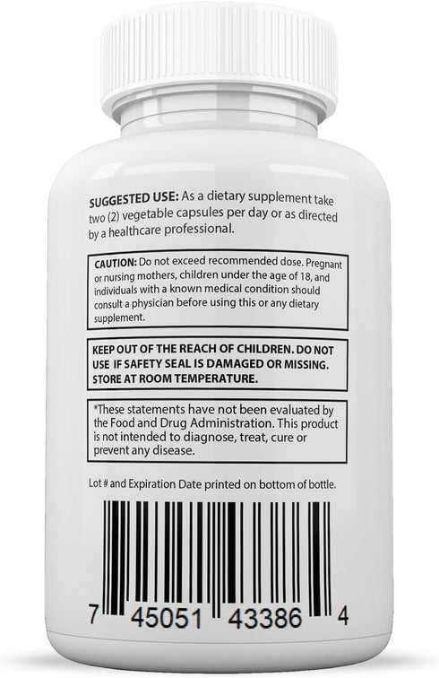 Justified Laboratories (2 Pack) Fungus Clear Probiotic Pills, 1.5 Billion CFU, 120 Capsules