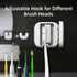 UV Toothbrush Sanitizer Holder, Portable Cleaner Case with Magnetic Holder, Rechargeable for Home & Travel