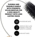 Flexible Drain Cleaner Brush (72" Long) for Clogs, Drains, Bottles, Pipes, Bathtub, Shower, Kitchen Sink
