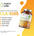 Purity Labs CLA Supplements 4500MG - Non-GMO Safflower Oil - Supports Energy, Weight Loss, Heart Health, and Muscle