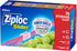 Ziploc Quart Food Storage Slider Bags, Power Shield Technology, 76 Count