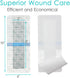 Hola Health 14 4"x10" Pcs Waterproof Shower Protector Bandage for Post Knee Replacement Hip Surgery Recovery Long